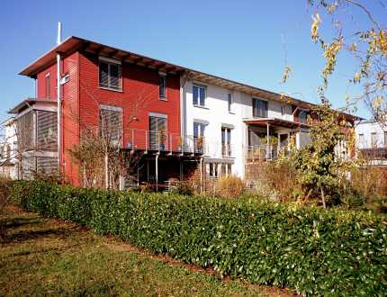 Reihenhäuser in Holzbauweise Freiburg-Rieselfeld