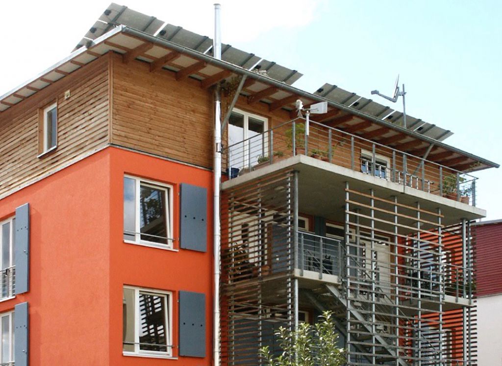 Teichert . Architekten:  Mehrfamilienhaus Baugruppe Freiburg-Rieselfeld